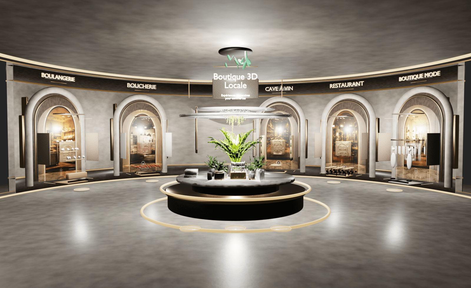 Showroom 3D interactif pour commerces